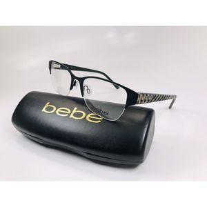 New bebe BB5161 001 Black Eyeglasses 52mm with bebe Case